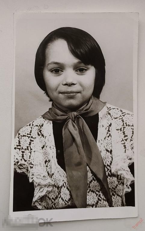 Фотография девочка пионерка школьница ученица школьная форма #106* 
