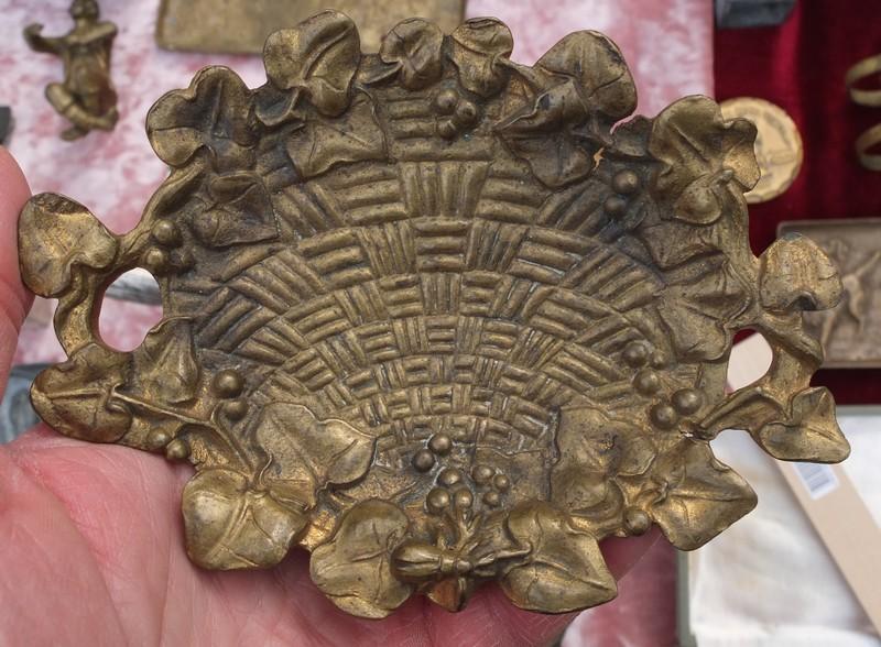 бронзовое блюдо для визитных карточек, 19 век