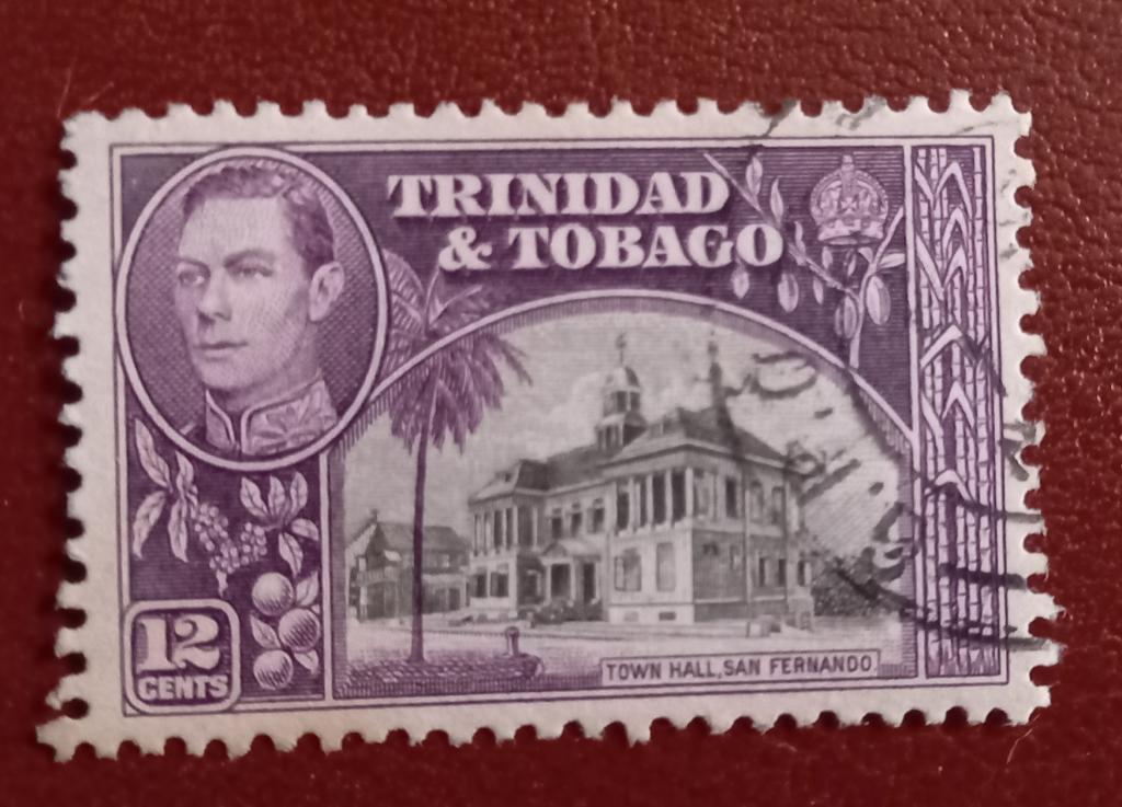 Тринидад и Тобаго 1938 год Ратуша, Сан-Фернандо Георг VI Ё