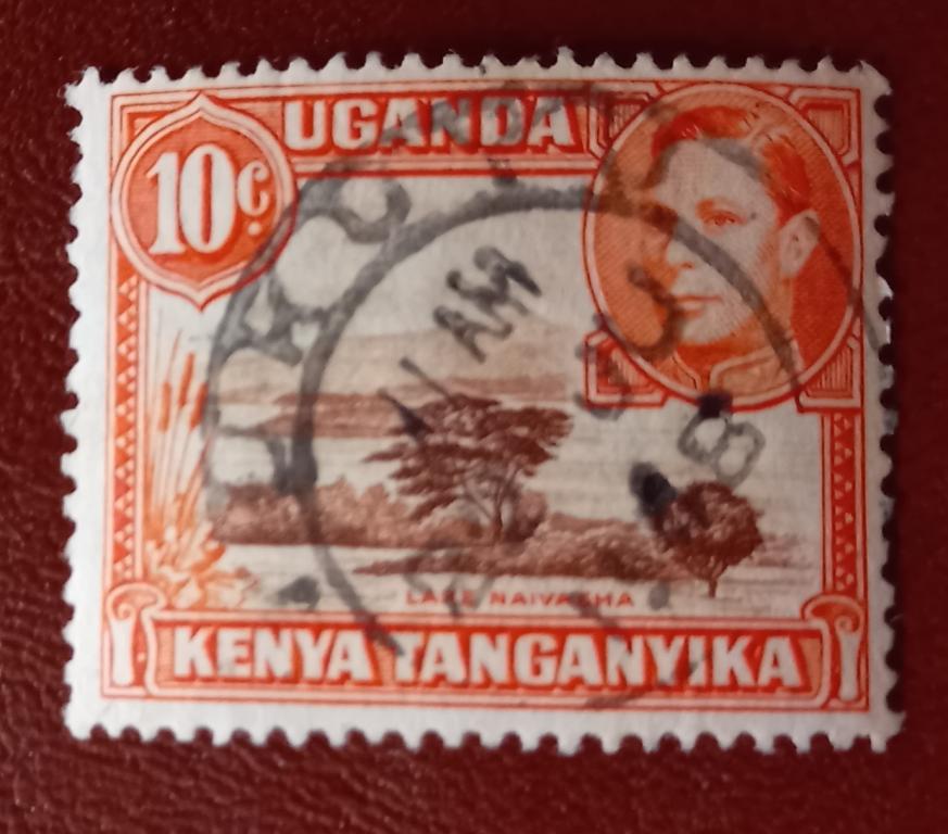 Кения Уганда Танганьика 1938 год Саванна Георг VI Гаш 2