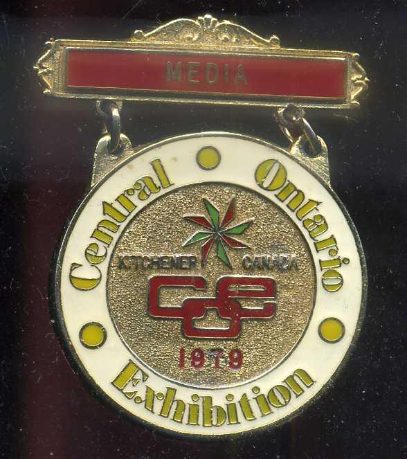 MEDIA CENTRAL ONTARIO EXHIBITION KITCHENER CANADA  1978 юю