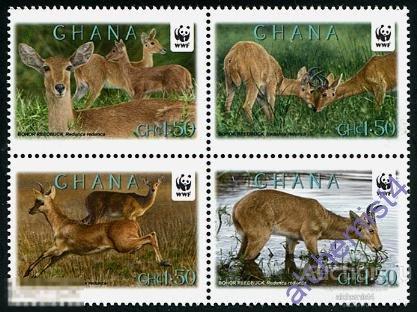 Гана 2012 **  WWF болотный козёл 