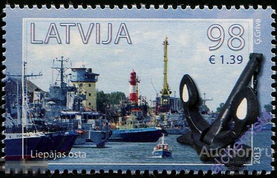 Латвия 2013 ** корабли маяки 