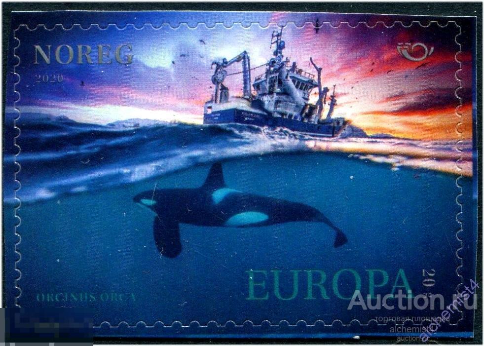 Норвегия 2020 **  Касатки, дельфины, корабли, Norden 2020 
