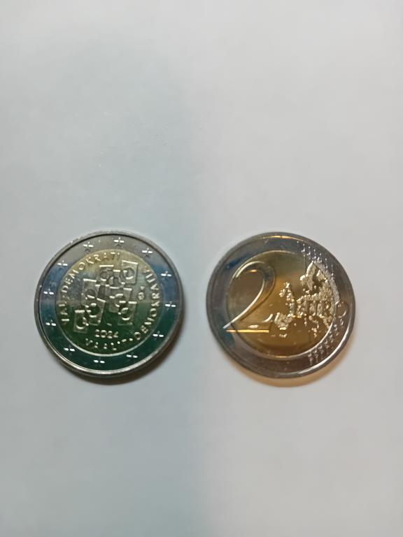 Финляндия 2 евро 2024 Выборы и демократия