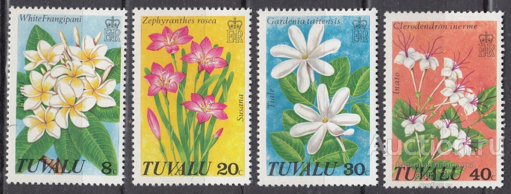 Тувалу. 1978 год. Полевые цветы. 4 марки. Серия
