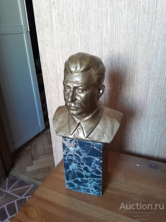 бюст.сталин. 28см.соцреализм.ссср..мегаредкость.50 е гг
