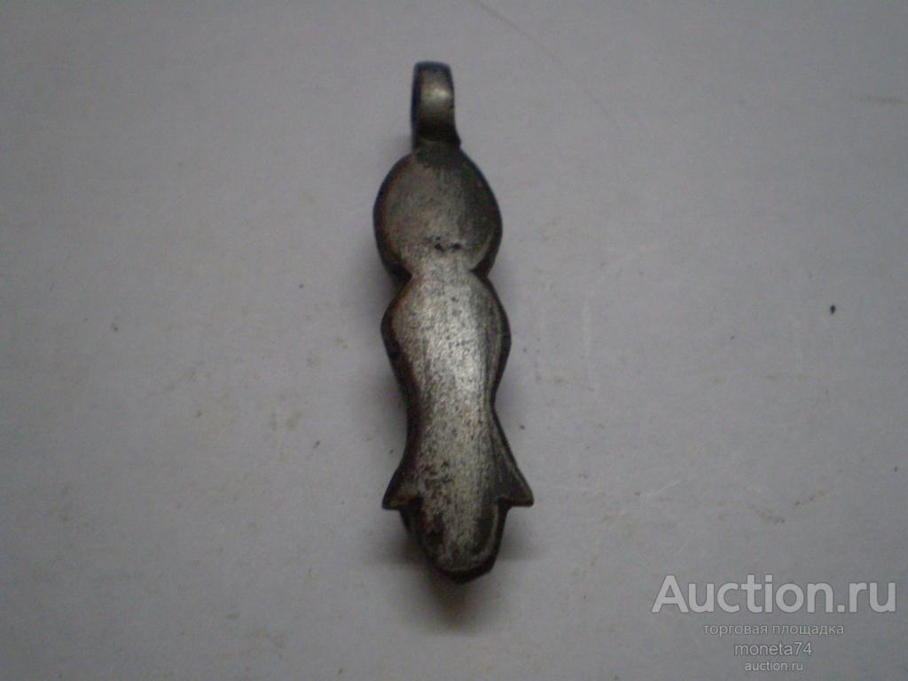 Красивый элемент конской упряжи, бронза: крепеж подвеса. Длина 5,8 см. 3