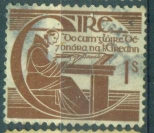 Ирландия 1944 г. 300 лет смерти Майкла О Клери гашеная