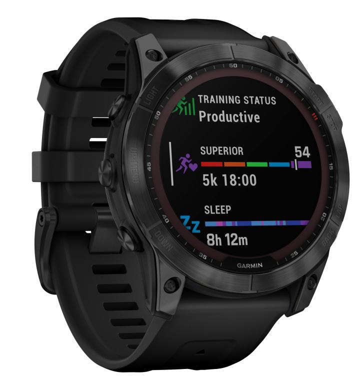 Часы Garmin Fenix 7x Sapphire Solar Edition Smartwatch Schwarz