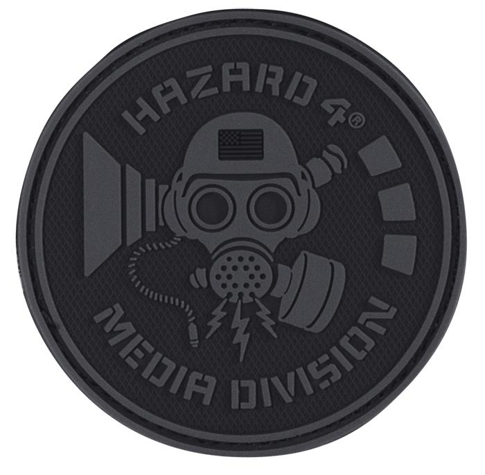 Патч Hazard 4 Media Division Rubber Patch Schwarz