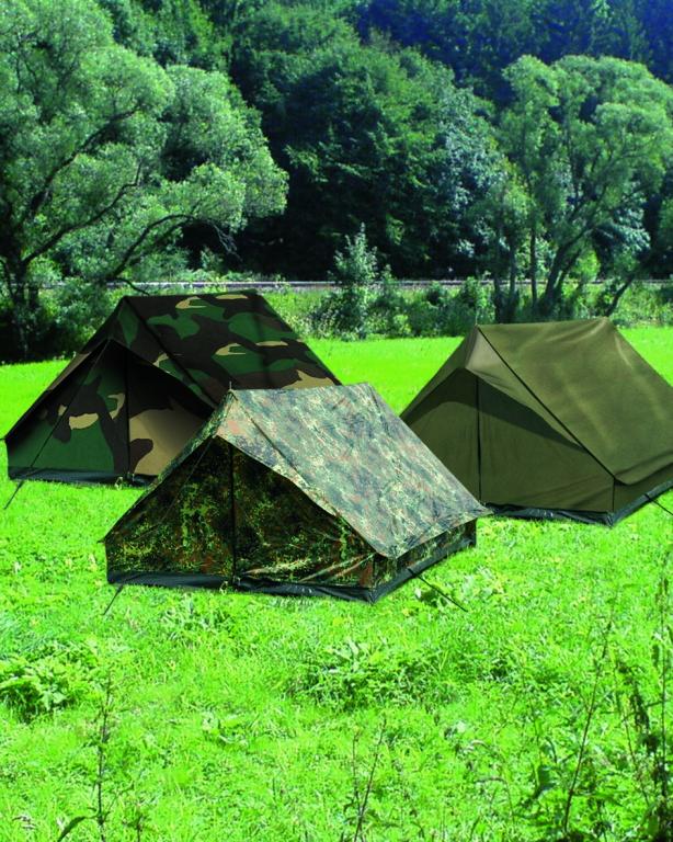 Палатка Mil-Tec two man tent Mini Pack Standard Woodland