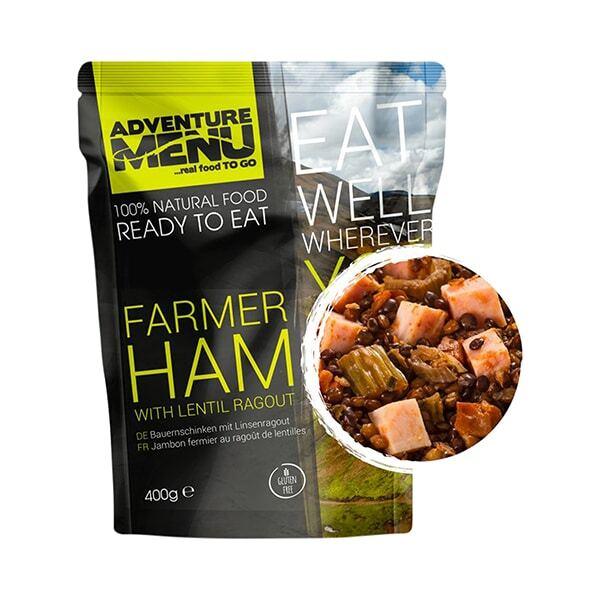 Полевое питание Adventure Menu Farmers ham with lentil ragout