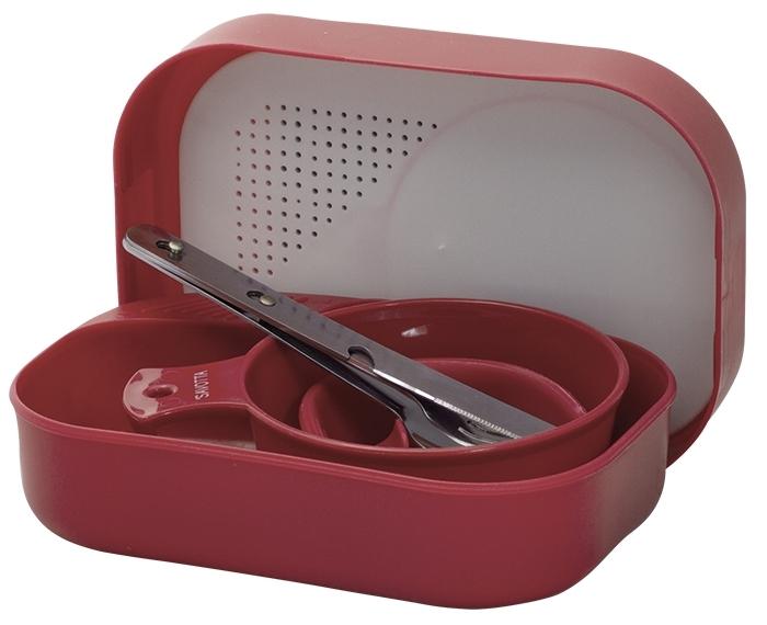 Набор посуды походный Savotta dinnerware set 8 pieces Rot