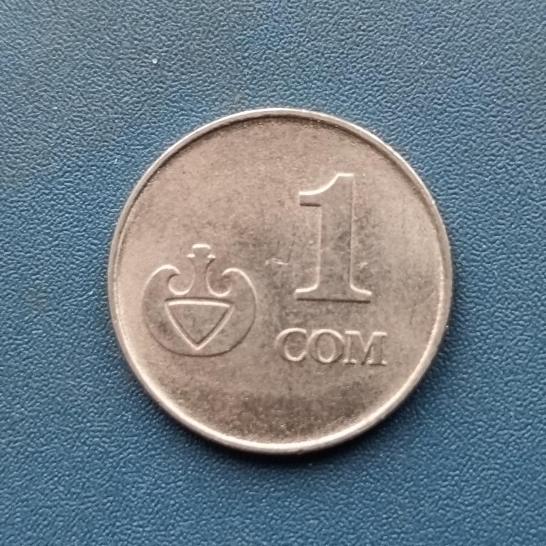 Киргизия 1 сом 2008 год. лот 1