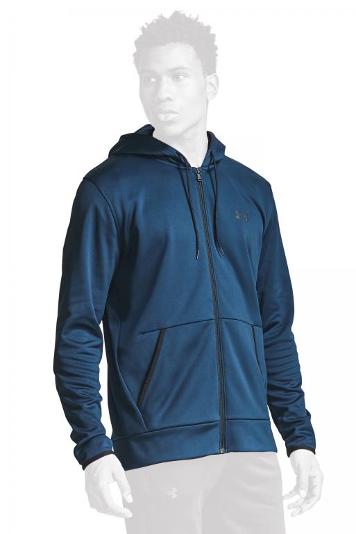 Толстовка Under Armour Fleece Full Zip Hoodie Navy Blue