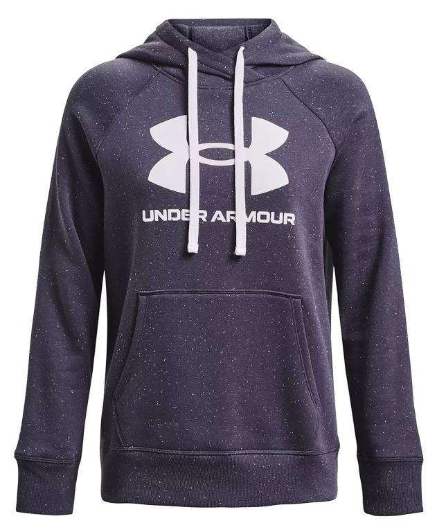 Толстовка женская Under Armour Ladies Rival Fleece Logo Hoodie Blau