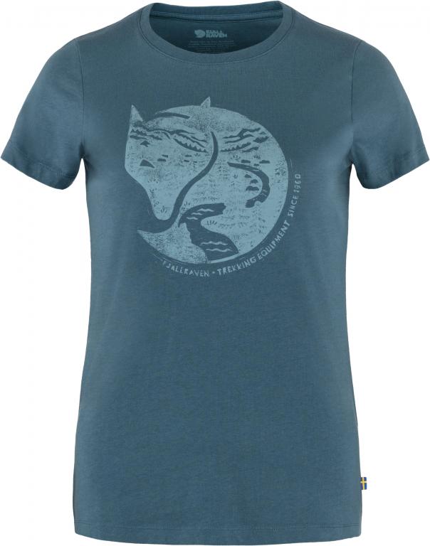 Футболка Fjaellraeven Arctic Fox Womens Print T-Shirt Sanblau