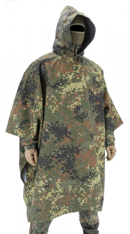 Пончо BW poncho with IRR coating Flecktarn