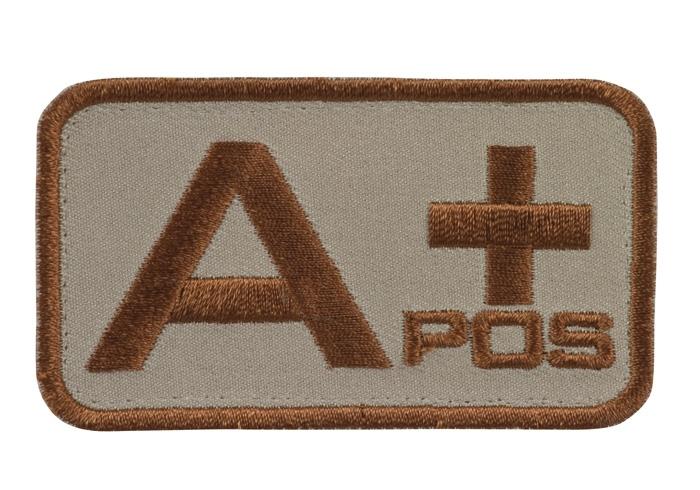 Патч Blood group identification Sand/Brown A pos +