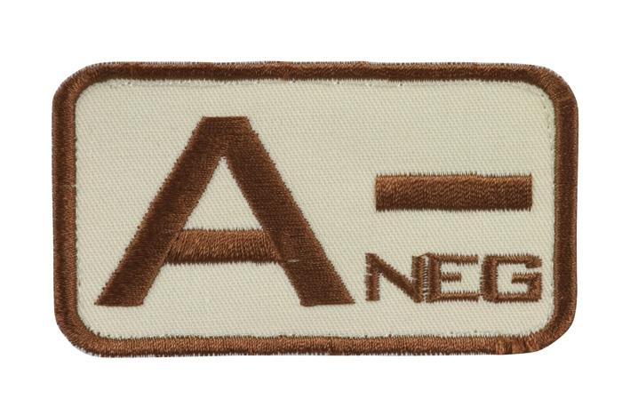 Патч Blood group identification Sand/Brown A neg -
