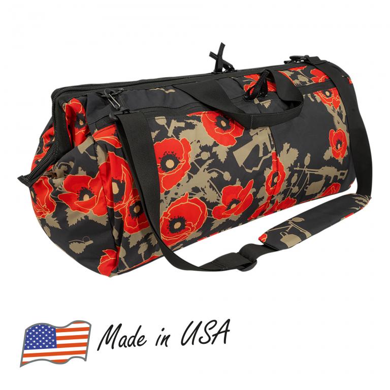 Сумка Otte Gear Tactical Range Bag - Poppies of War Schwarz
