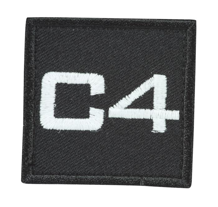 Значок Squad identification black with Velcro C4