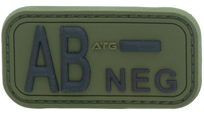 Патч 3D Blood Group Patch AB NEG Steingrauoliv