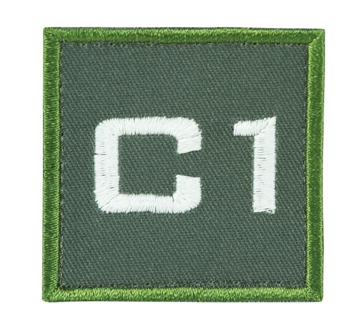 Значок Squad identification olive with Velcro C1