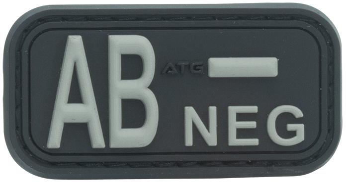Патч 3D Blood Group Patch AB NEG Schwarz
