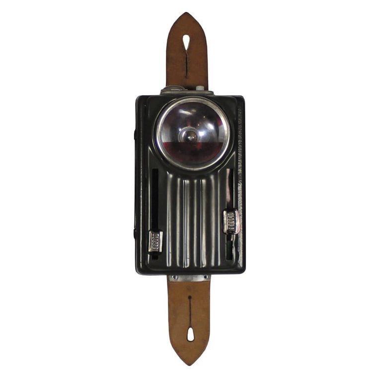 Фонарик Used Flashlight POLISH Round Glass GREEN