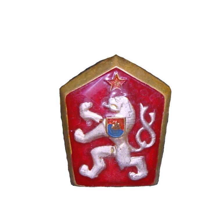 Значок SLA badge - LEV enameled RED
