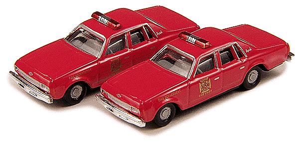 9мм.(N) Chevy Impala пожарный 1978 года 2 штуки