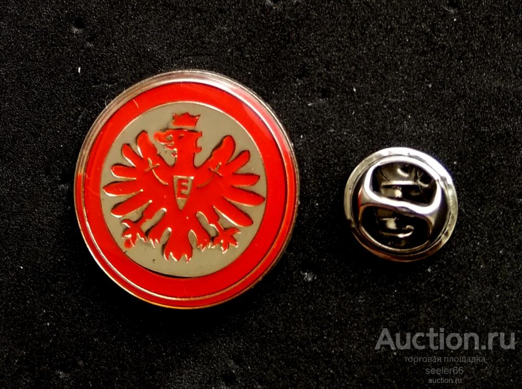 Футбол. Клубы мира. Знак.  ФК Айнтрахт Франкфурт - Eintracht Frankfurt - ГЕРМАНИЯ.