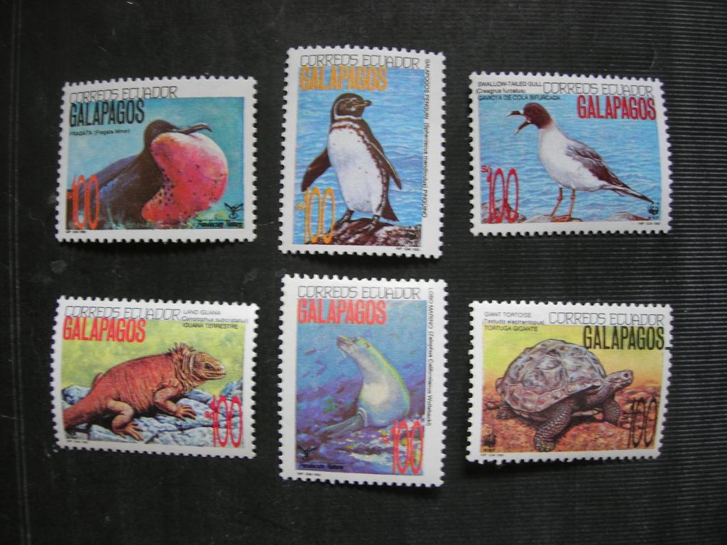 Эквадор 1992 фауна Галапагосы    (WWF и др.)   MNH