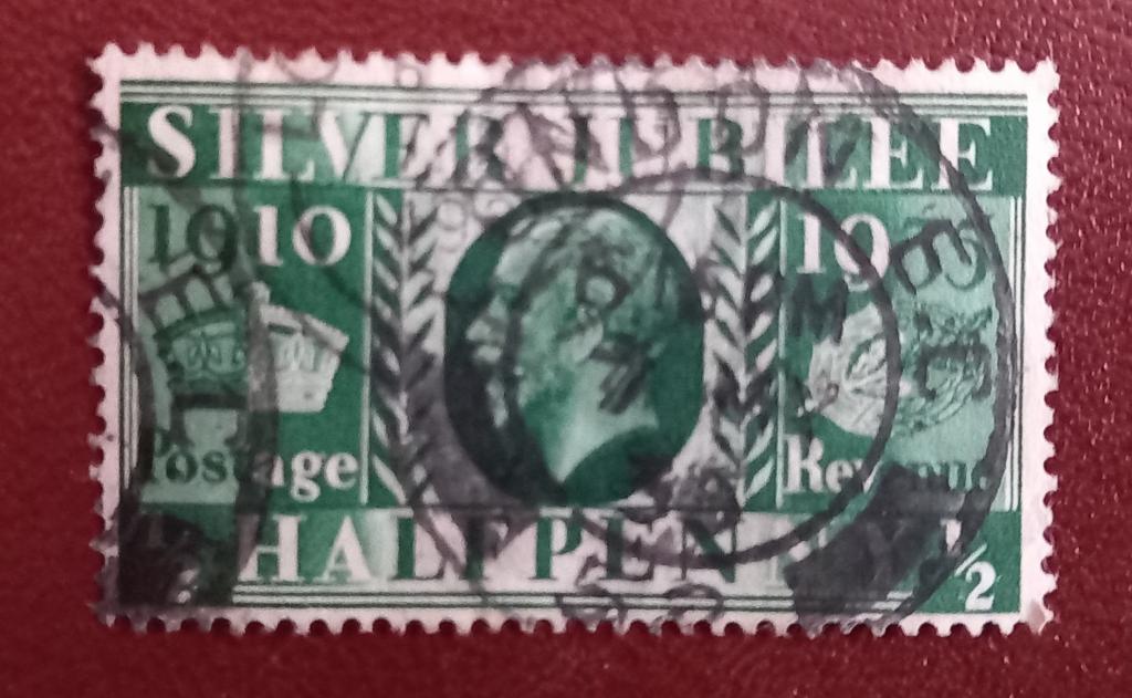 Великобритания 1935 год  Король Георг V – серебряный юбилей Гаш Ё