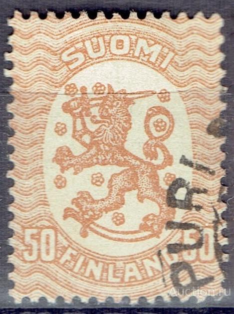 1917 Финляндия респ. Сол 74 гаш
