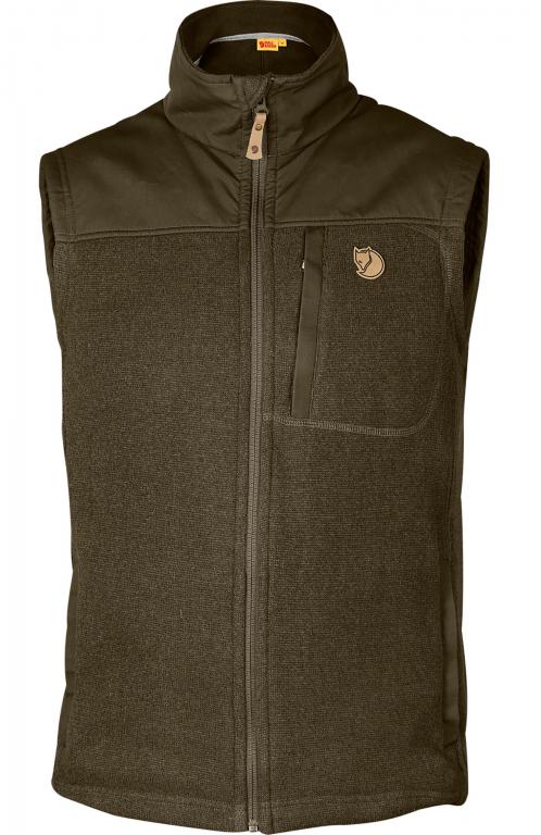Жилет Fjaellraeven Buck Fleece Vest Outdoor and fleece vest Chestnut Dunkeloliv