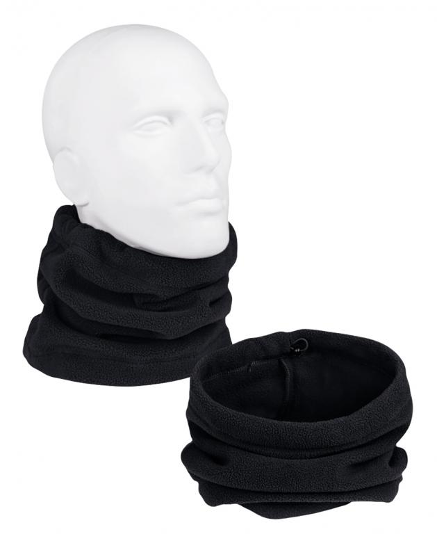 Утеплитель для шеи Mil-Tec Neck Warmer Fleece Schwarz