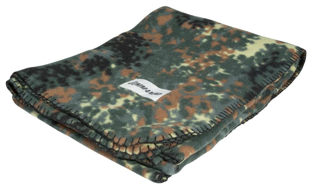Полотенце Commando fleece blanket 135x185 cm Flecktarn