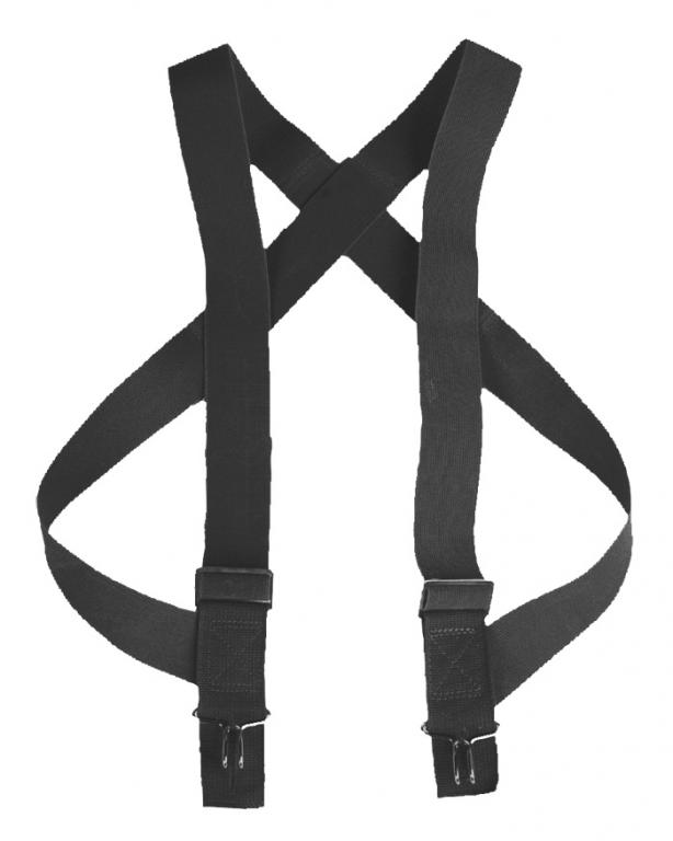 Подтяжки US suspenders with hook Schwarz