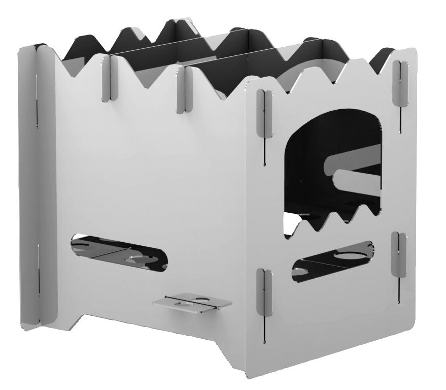 Печь складная Petromax Hobo stove bk1