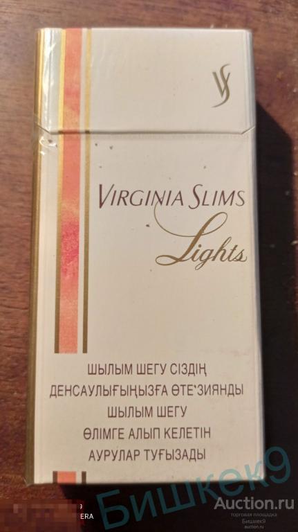 Упаковка от сигарет Virginia Slims 100 s  в коллекцию.