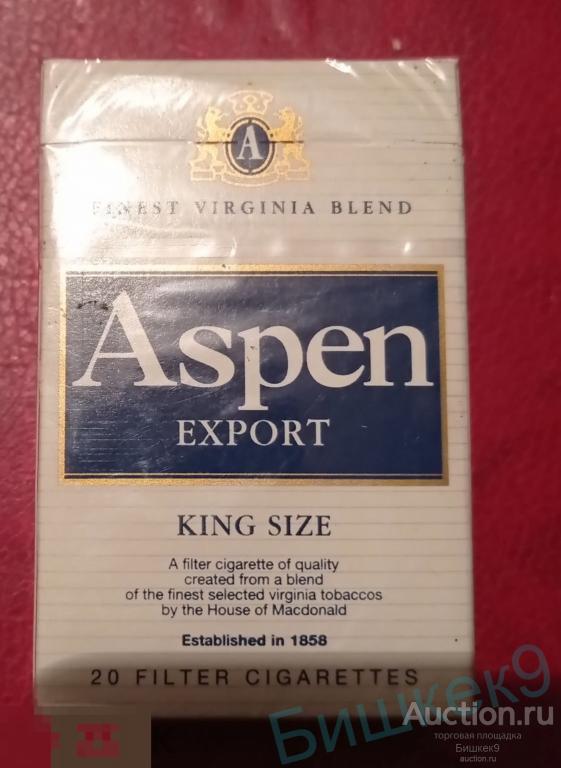 Упаковка от сигарет   Aspen Монреаль  Канада? в коллекцию. 