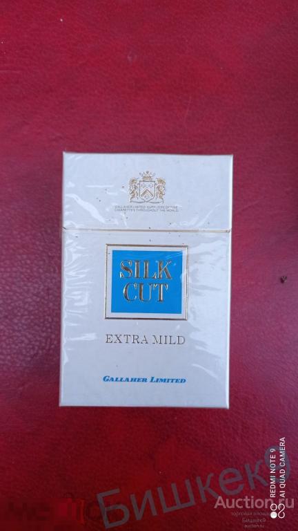 Упаковка от сигарет   Silk Cut 1994 год в коллекцию. 