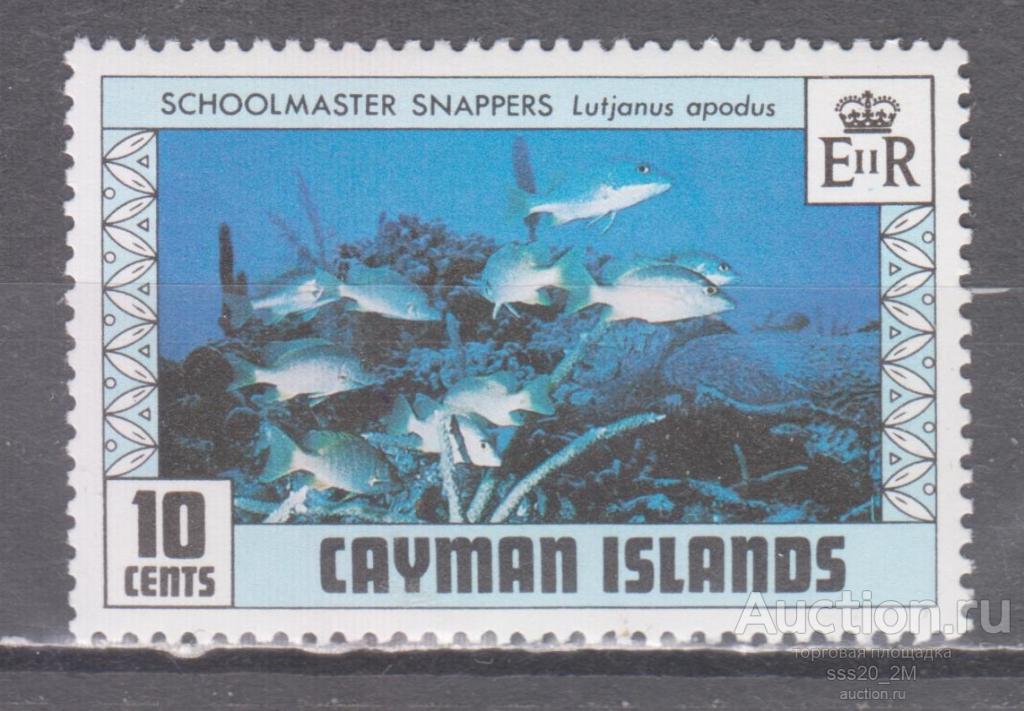 Каймановы 1979 рыба морской адвокат Mi427 MNH