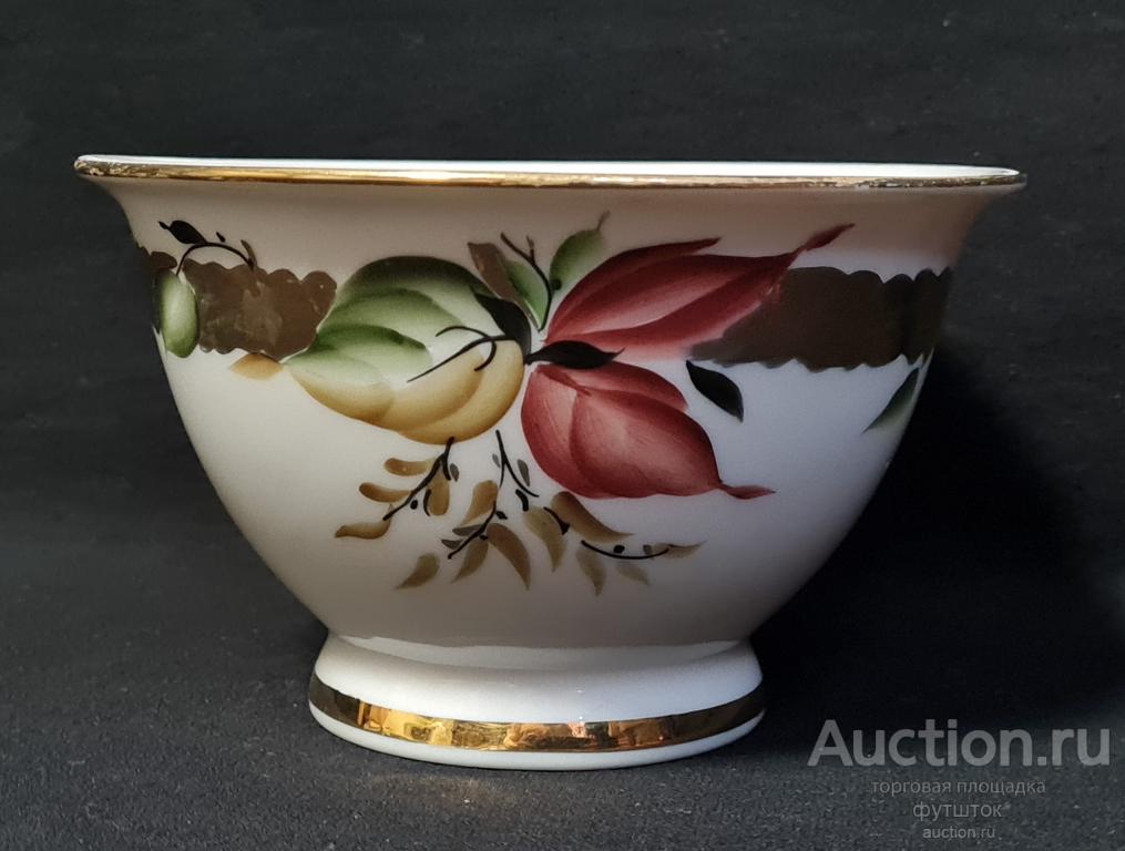 КОНФЕТНИЦА САЛАТНИК ПИАЛА САХАРНИЦА ФАРФОР ЛФЗ СССР ОСЕНЬ 🔸43 93