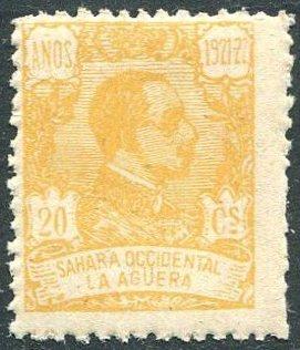 Испанские колонии 1923 Ла Агуэра LA AGUERA 20 с.** MNH Западная Сахара (тираж 3000)