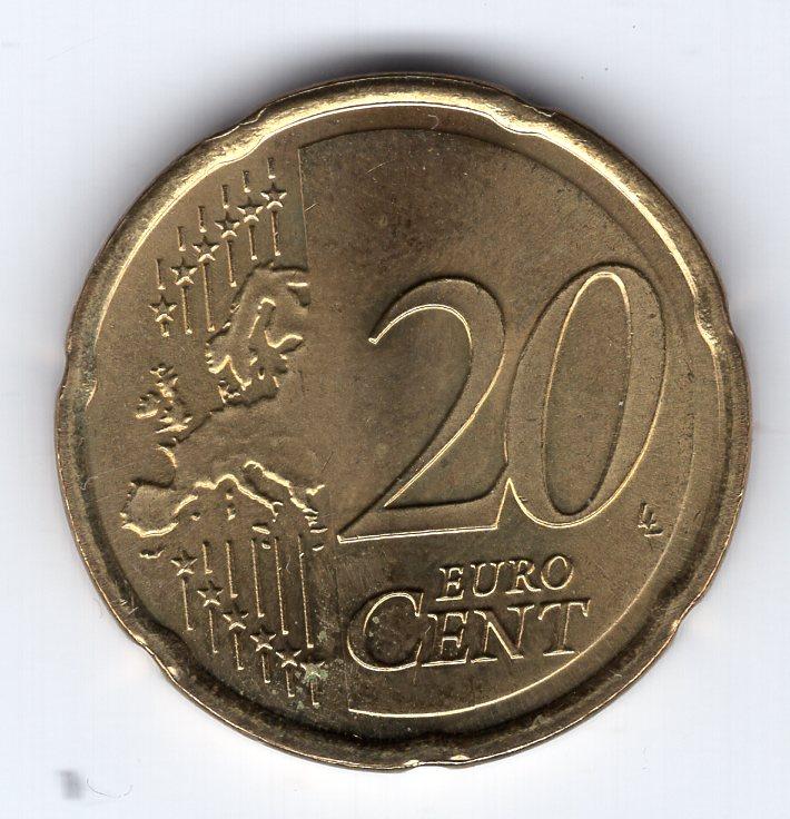 20 евроцентов - Нидерланды - 2008 - UNC