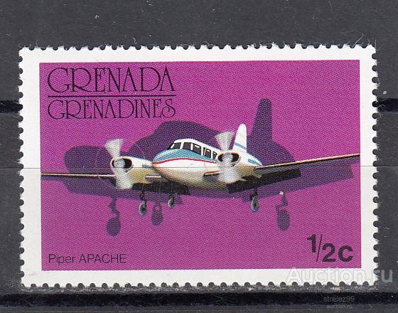 GRENADA  GRENADINES  ГРЕНАДА  Авиация Самолеты № 186  1976  Сост** MNH